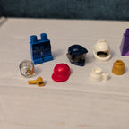 LEGO Minifigure Parts | Accessories GOLDFISH HEAD Hand Top Hat | Helmet Unique!