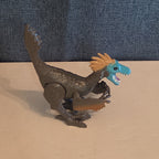 Animal Planet Dino Tower Replacement Raptor Figure Feathered Blue Face Toy