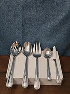 Reed & Barton KENDALL 5-Piece Serving Set | Hostess Host Set | 18/10 Stainless