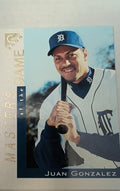 2000 Topps Gallery - Masters of the Game Juan González #116