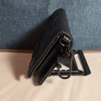Betsey Johnson Luv Betsey Heart Quilted Wallet Y2K Goth