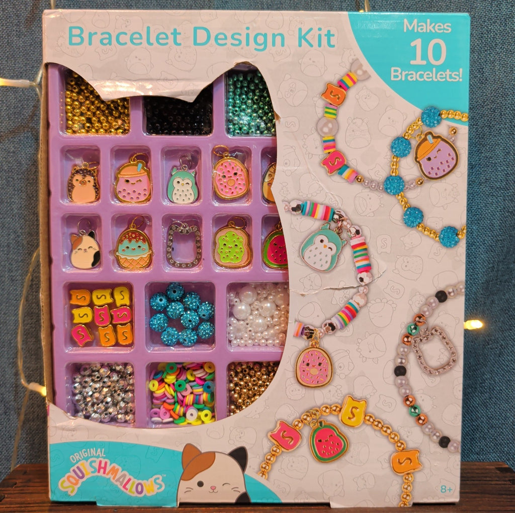 Squishmallows Bracelet Design Kit Enamel Charm Beads 2024 NIB
