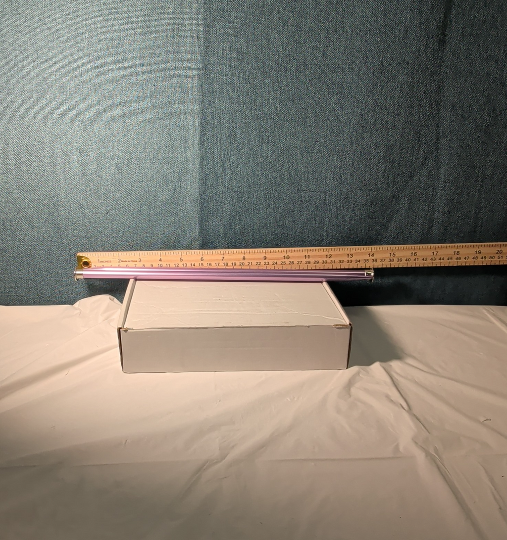 Boye Size 5 Aluminum Knitting Needles 14 Inch Straight Pair Purple Vintage 6328
