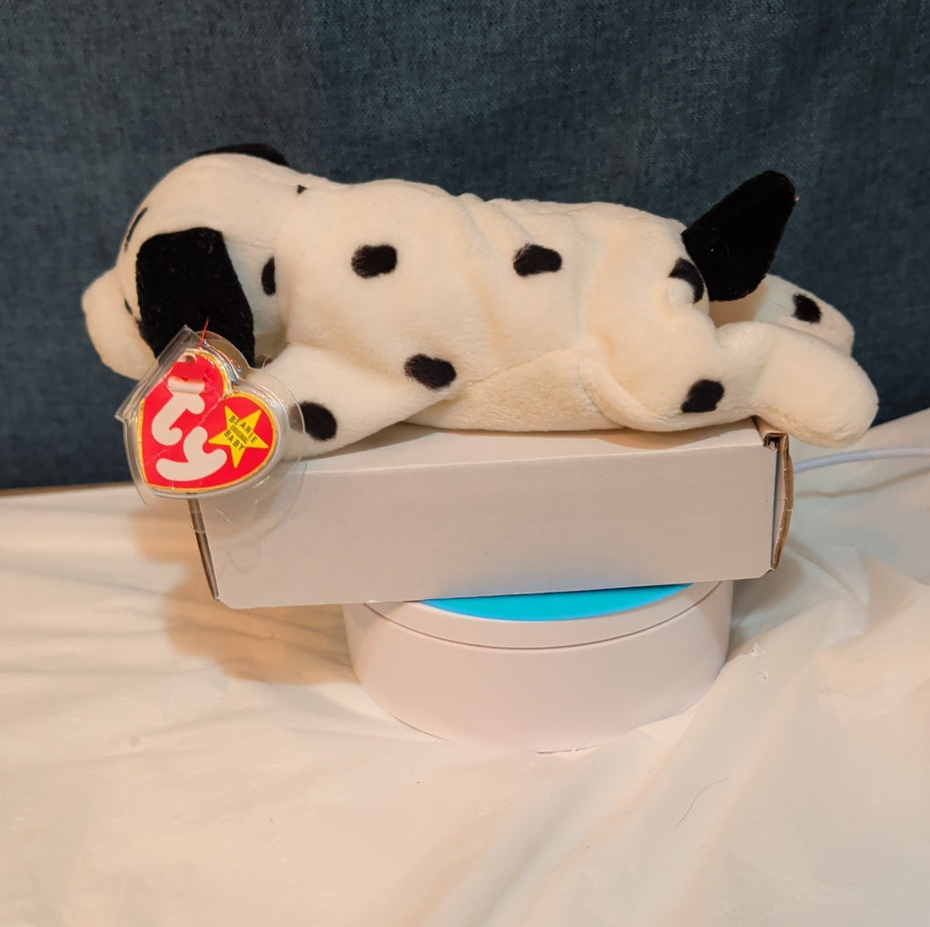 Ty Beanie Baby Dotty the Dalmatian Dog 1996 PVC Pellets Mint with Tags MWMT