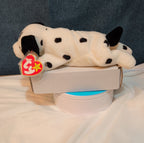 Ty Beanie Baby Dotty the Dalmatian Dog 1996 PVC Pellets Mint with Tags MWMT