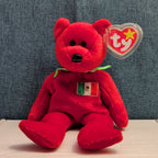 ​Ty Beanie Baby Osito Mexico Red Bear 1999 Retired Flag Chest Mint Tags 04244