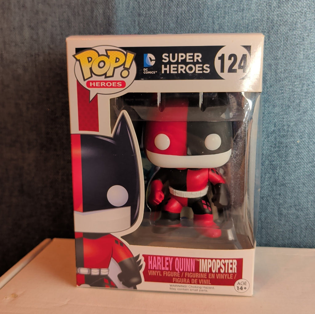 Funko Pop Heroes Harley Quinn Impopster NIB with Protector #124