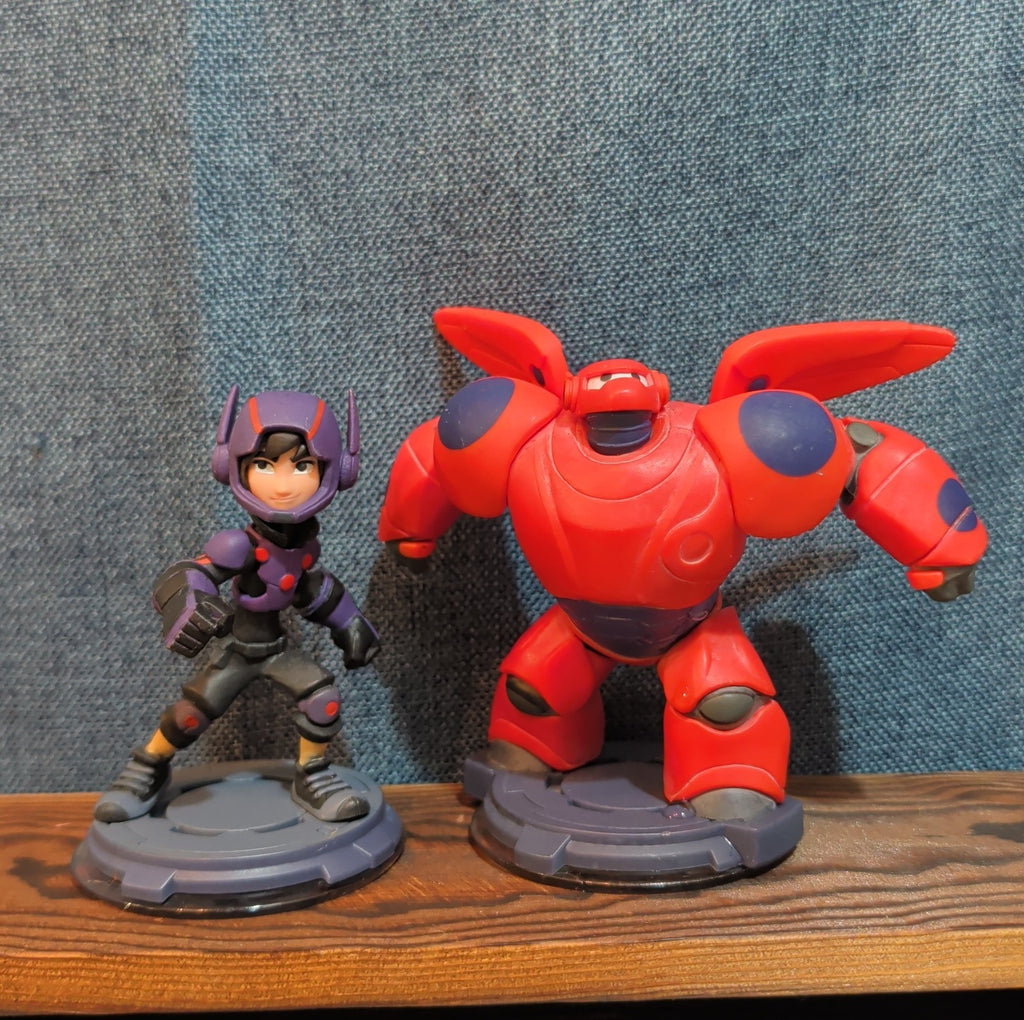 Disney Infinity 2.0 Big Hero 6 Baymax Hiro 2 Figure Lot PVC Loose