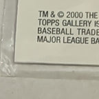 2000 Topps Gallery Masters of the Game Mark McGwire #101 Cardinals Insert