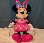Disney Jr Colorfinity Minnie Mouse Interactive Plush 15" Light Up Talking Toy
