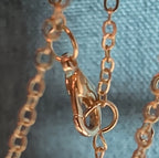 Layered Necklace Gold Tone Medallion Minimalist