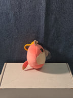 TY Roxie the Fox Squish-A-Boos Mini 3" Clip Plush MWMT with Tag Protector NEW