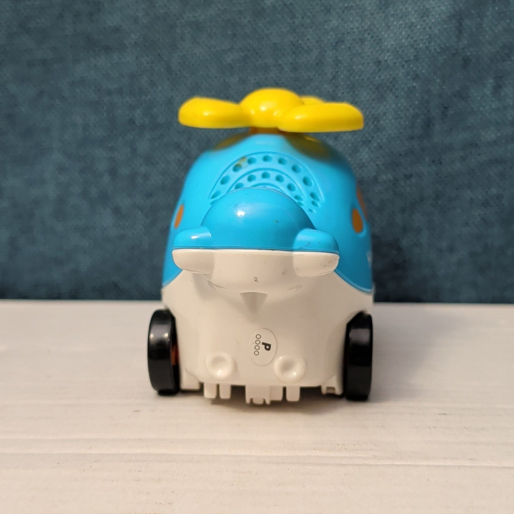 VTech Go! Go! Smart Wheels HELICOPTER | Light Blue & Yellow | Tested Works!