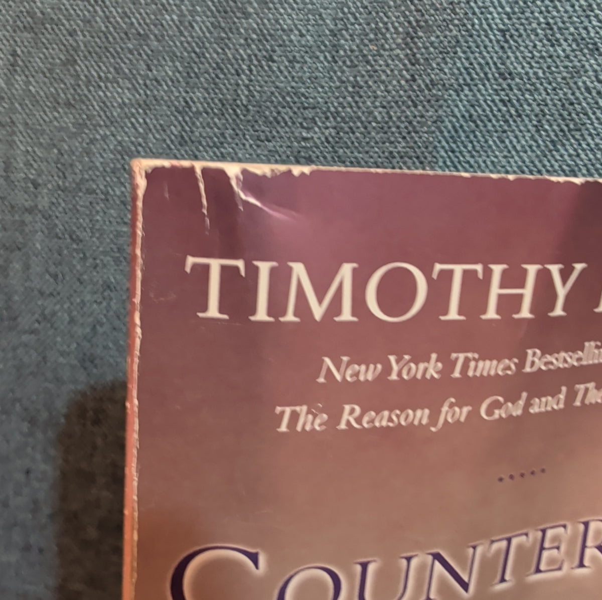 Timothy Keller Counterfeit Gods Paperback Christian Theology