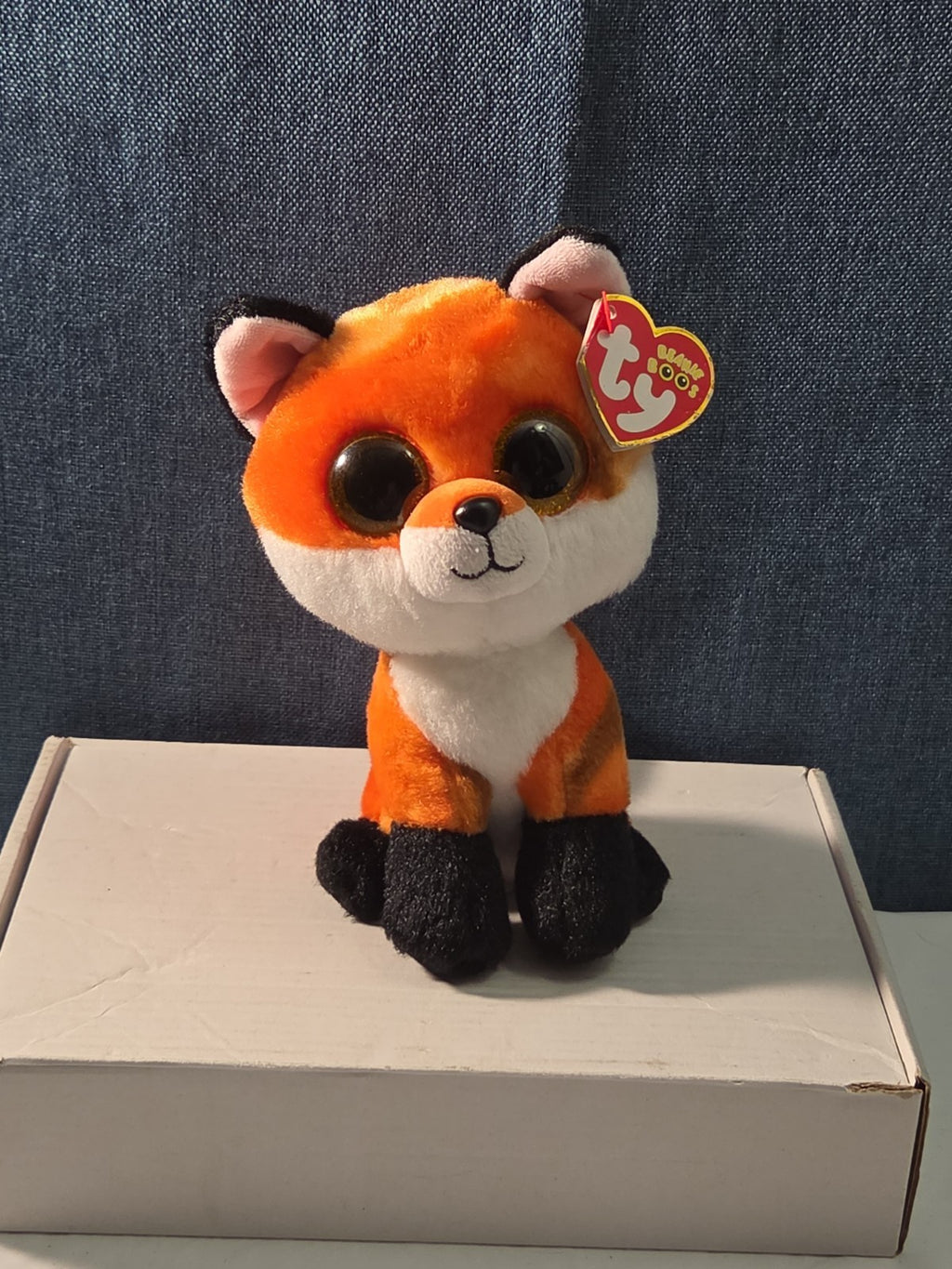 Ty Beanie Boos Meadow the Fox 6" Plush Stuffed Animal Toy