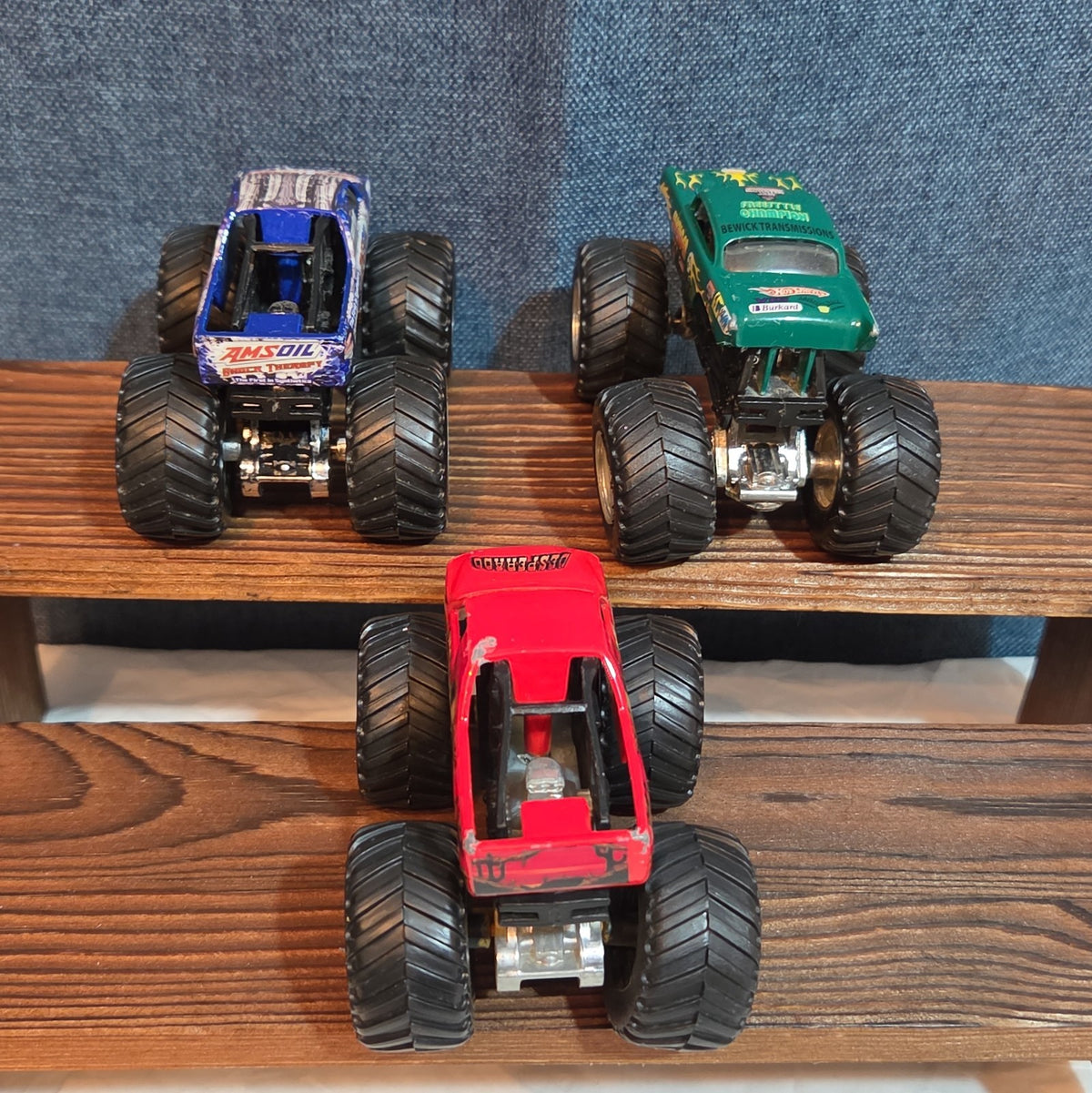 Hot Wheels Monster Jam Sudden Impact King Krunch Desperado Lot 3 Diecast Y2K
