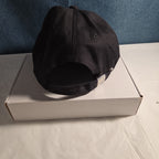 Black Rhinestone Trim Baseball Cap Peng Yuan