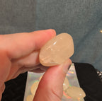 Drilled Stone Beads Peach Natural Tumbled Boho Craft
