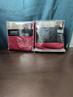 LEMOMO Red Blackout Curtains Set of 2 | 52" x 54" Thermal Insulated