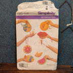 Simplicity 4989 Donna Lang Novelty Wristlet Bag Pattern Y2K