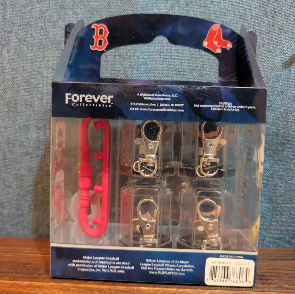 Forever Collectibles MLB Boston Red Sox Squisherz 4 Pack Figures