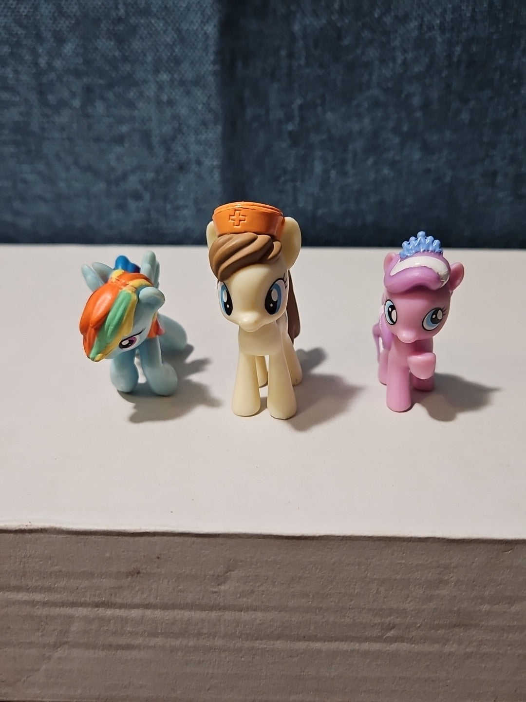 My Little Pony Read & Play Bundle | 3 Mini Figures & Board Book | Rainbow Dash