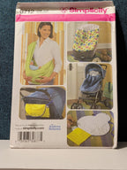 Simplicity 3712 Baby Sling Carrier Bunting Pattern 2007 Car Seat Stroller UNCUT