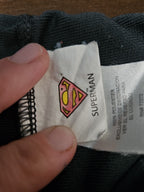 DC Comics Superman Boys Athletic Shorts Size S 6/7 Grey Red Mesh Gym Shorts