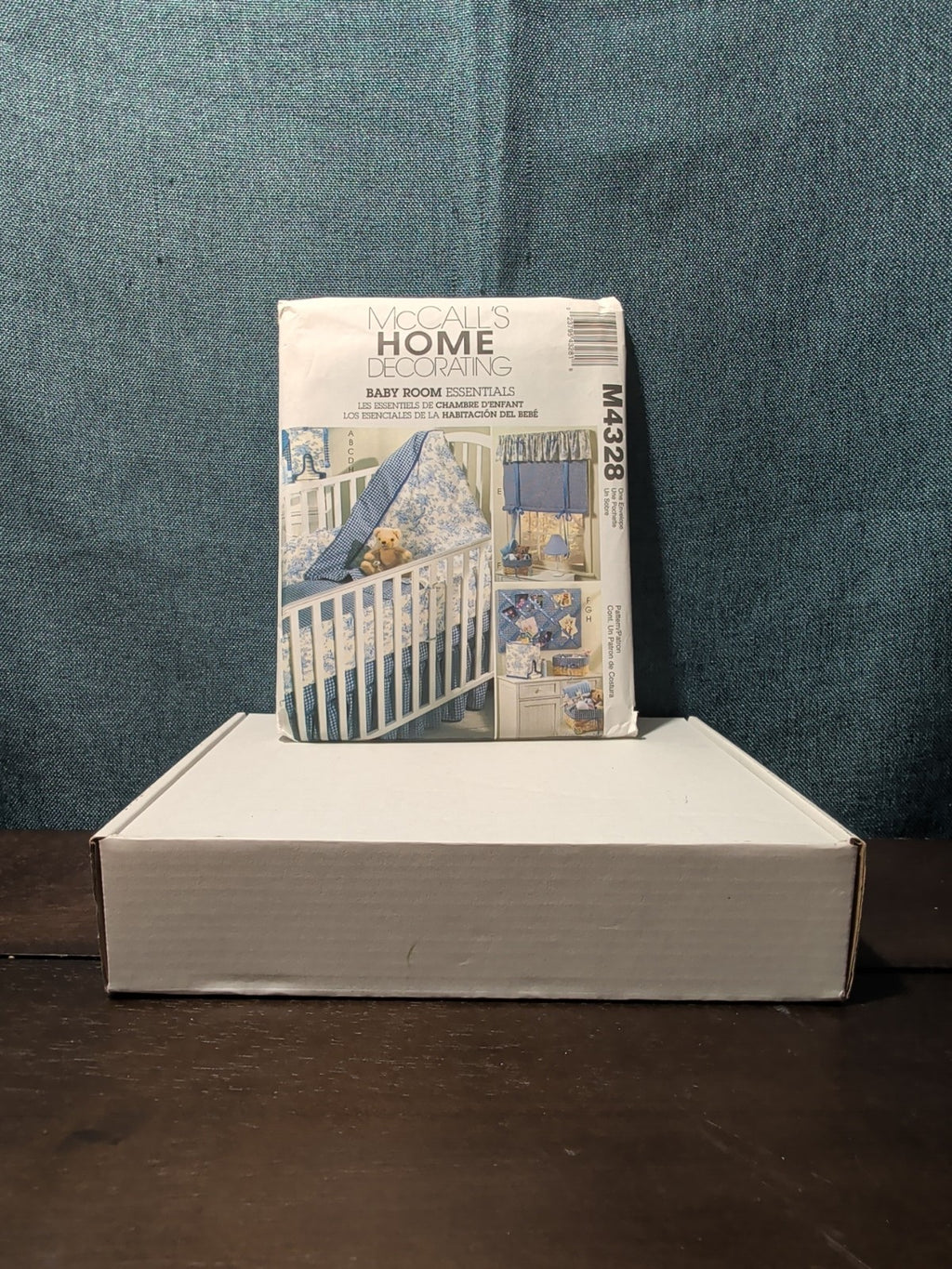 McCall's M4328 Nursery Decor Pattern 2003 Crib Quilt Bumper Skirt Stacker UNCUT