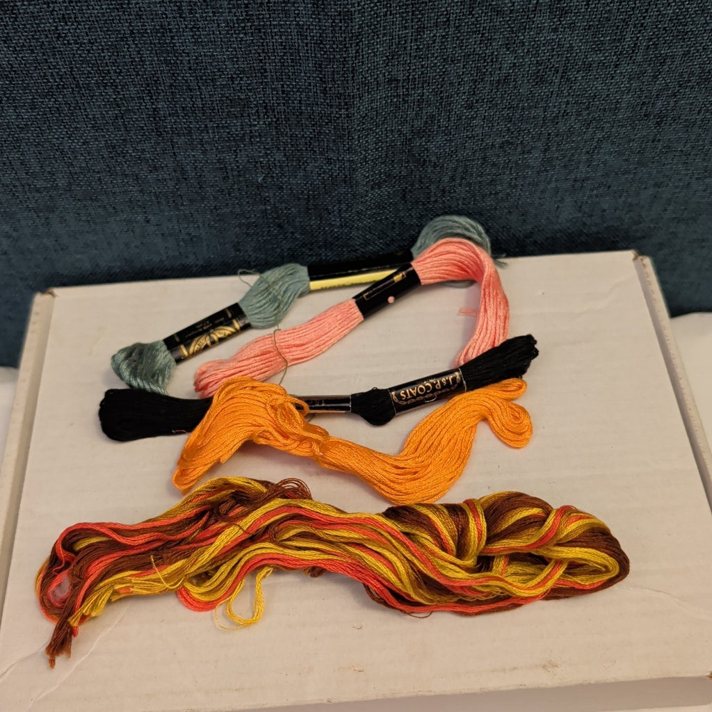 32 Skeins Embroidery Floss Set DMC J.P. Coats