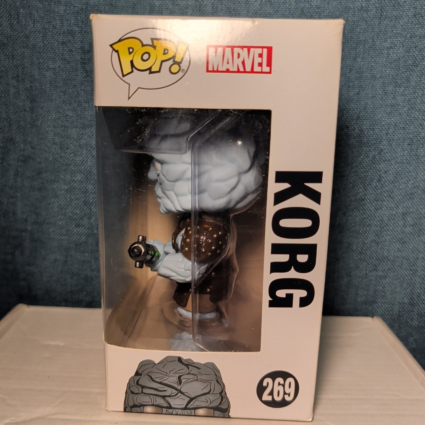 Funko Pop Korg #269 Marvel Thor Ragnarok Vaulted Vinyl Figure In Box 