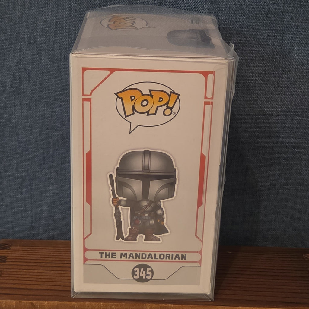Funko Pop Star Wars The Mandalorian #345 Beskar Vinyl Figure with Protector