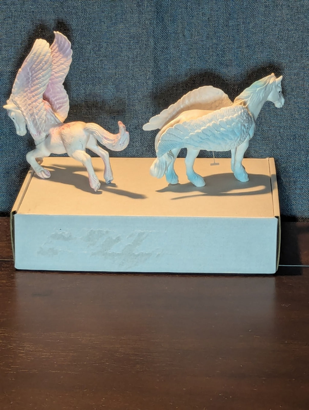 Greenbrier International Pegasus Set of 2 | Rearing & Standing Winged Horses
