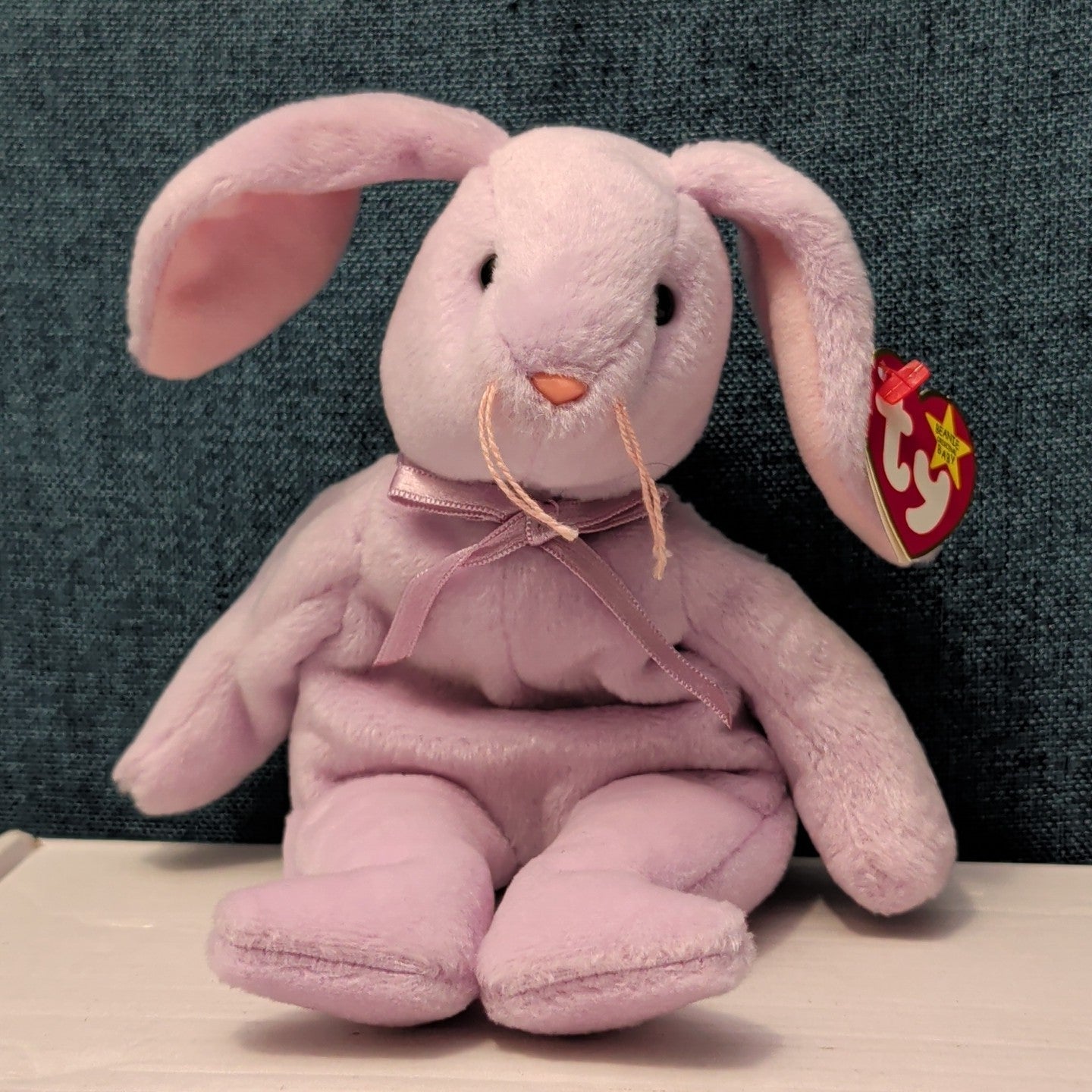 TY Beanie Baby - FLOPPITY the Purple Bunny (8.5 inch) - MWMTs Stuffed Animal Toy