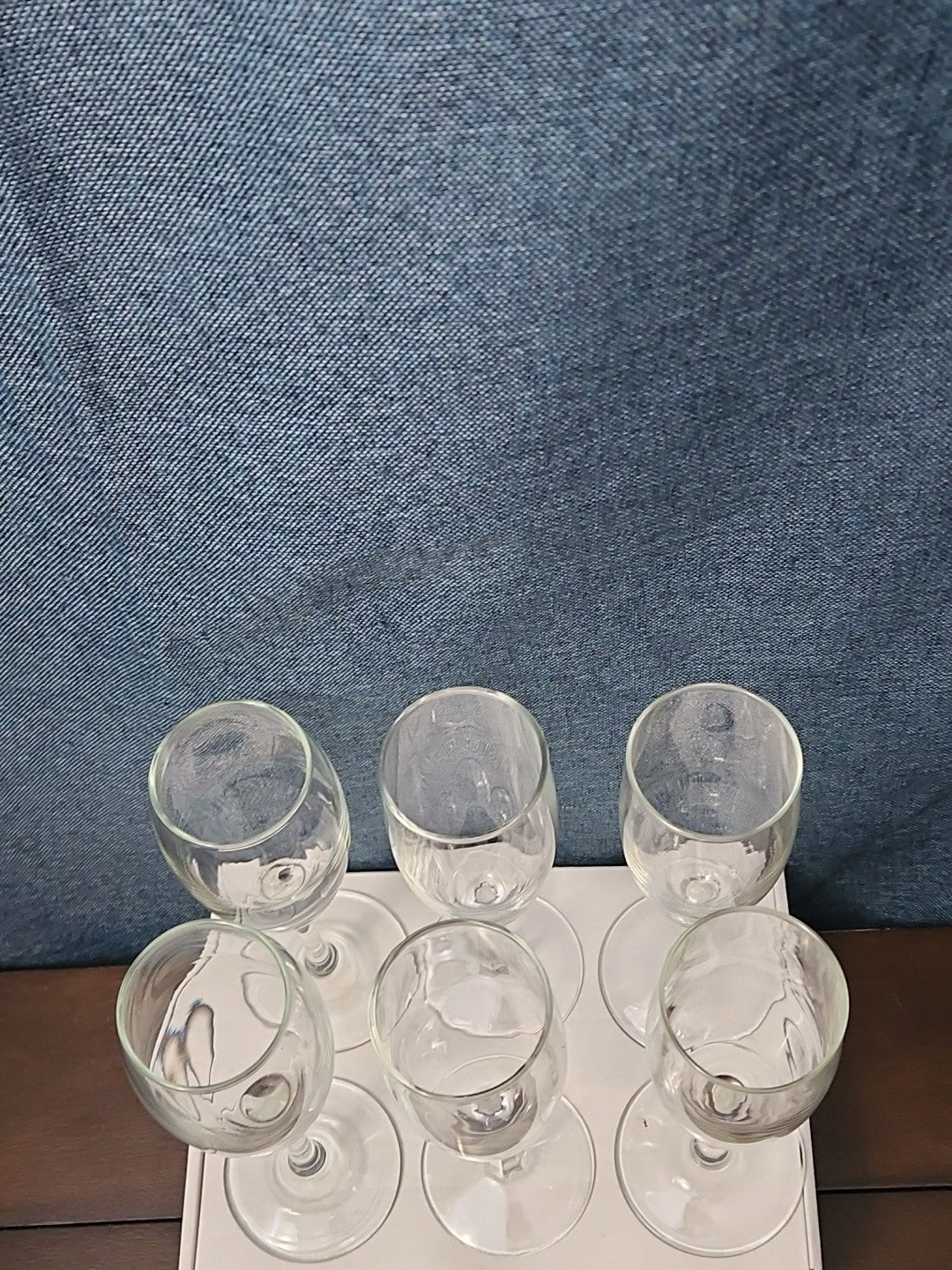 Set of 6 Classic Champagne Flutes | 6oz Trumpet Shape | Elegant Clear Glass Stem