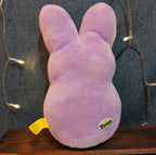 Peeps Bunny Plush Lot 4 Strawberry Tie-Dye Purple Yellow 2014