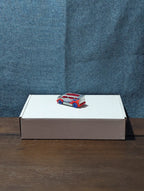 Hot Wheels Speed Box (2012) | Red White & Blue "Super Chromes" |Diecast Van