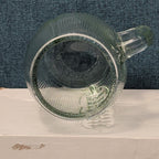 Home Essentials FOOTBALL Glass Mug XL 36 oz Textured Pigskin Beer Stein Gameday