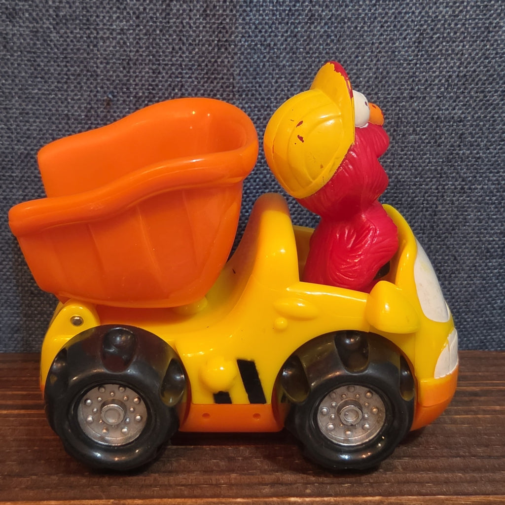 Sesame Street Elmo Dump Truck Plastic Construction Toy 2001