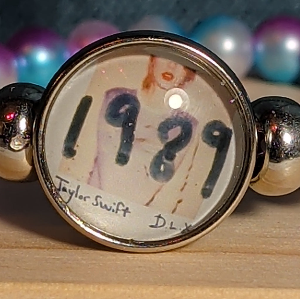 Taylor Swift 1989 Charm Beaded Bracelet Eras Vibe