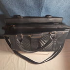 Satchel Chevron Quilted Faux Leather Purse Tote Classic Vibe