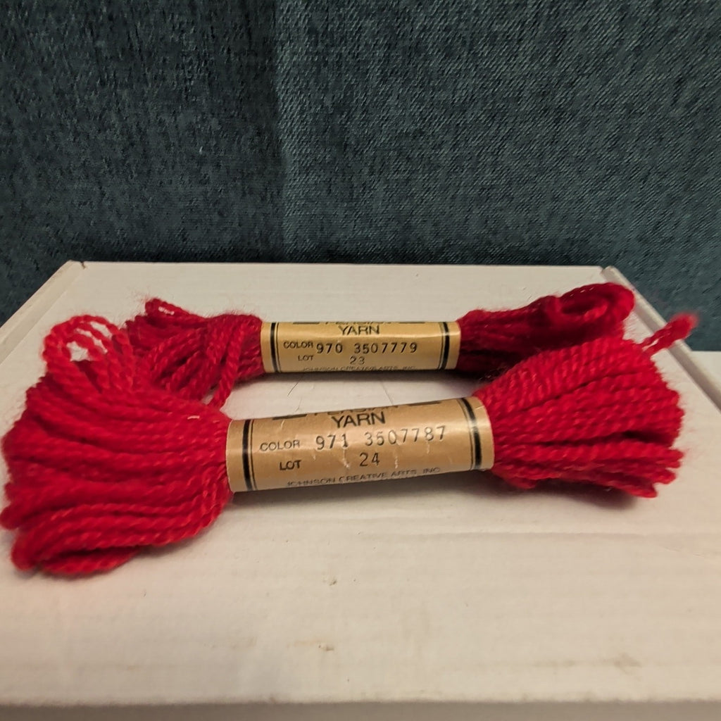 Paternayan Persian Needlepoint Wool Yarn Lot 7 Hanks 100% Virgin 3 Ply VINTAGE