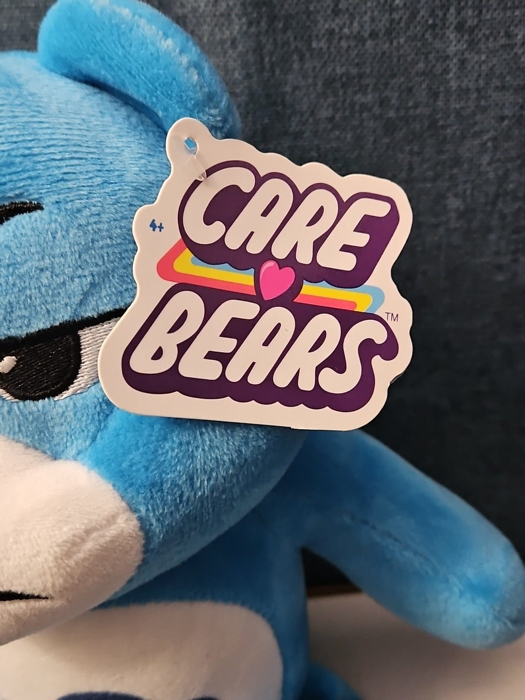 Care Bears Grumpy Bear Plush 11' Basic Fun Blue Cloud | NWT Read Condition Tear