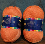 Herrschners Afghan Yarn 2 Ply Coral Rose Acrylic 2 Skein