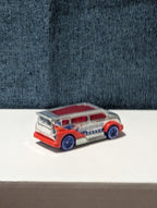 Hot Wheels Speed Box (2012) | Red White & Blue "Super Chromes" |Diecast Van