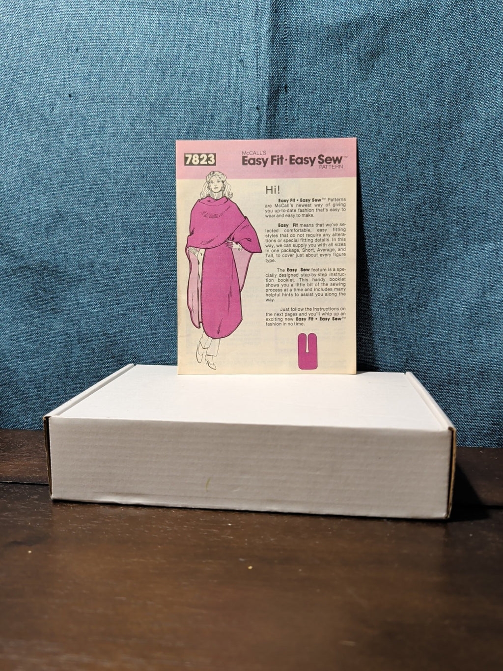 ​Vintage McCall's 7823 Sewing Pattern | Misses' Poncho Cape Wrap | Easy One Size