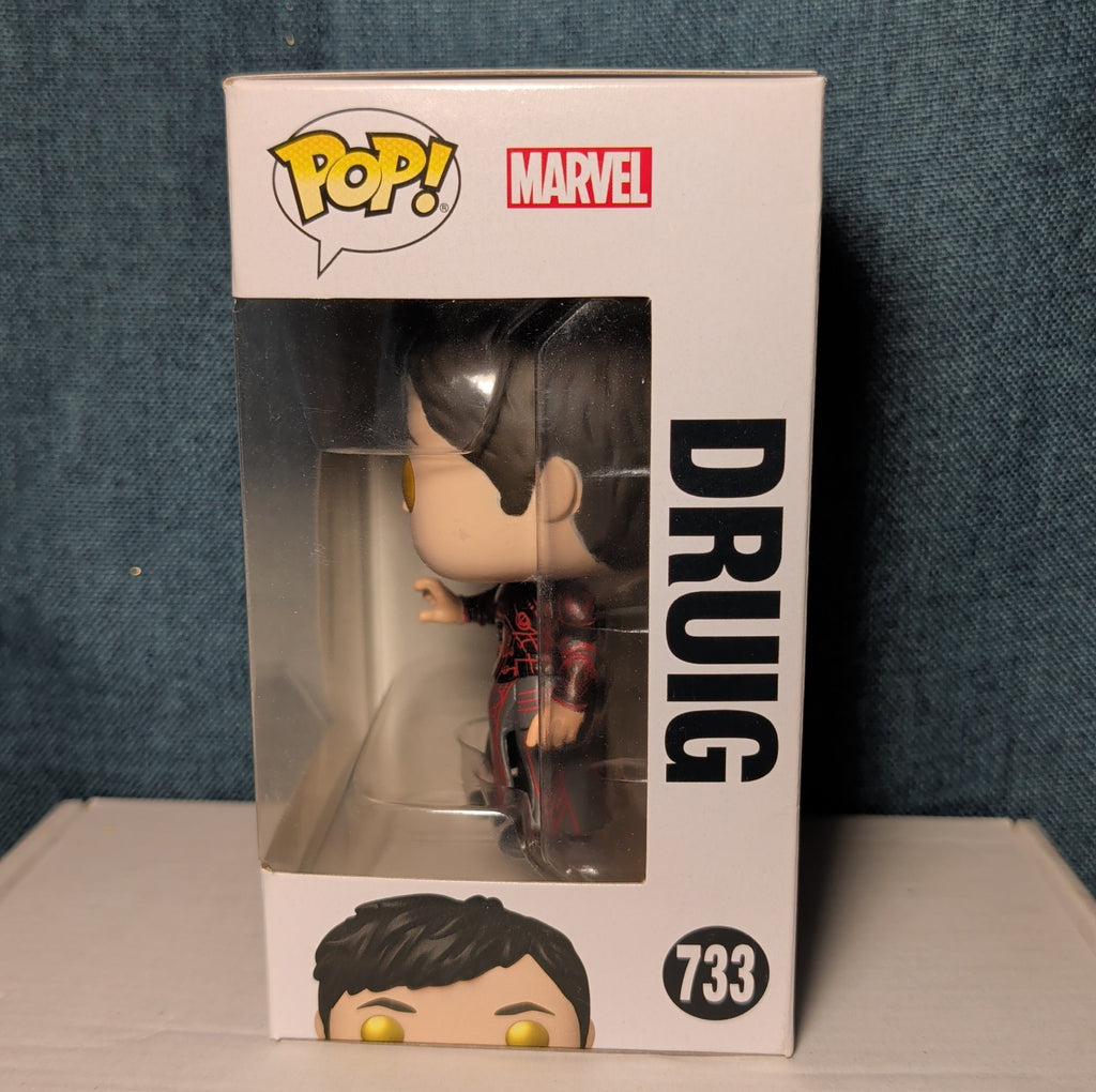 Funko Pop Marvel Eternals Druig 733 Bobble-Head Figure NIB with Protector
