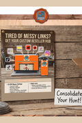 Custom Reseller Link Hub Web Design Single Page Site Brand Setup Service