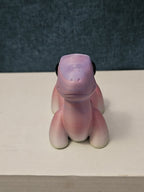 Mini Articulated Brontosaurus Fidget Toy | 3D Printed Dinosaur | Pink Purple