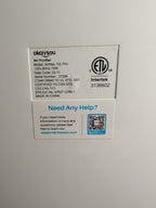 Okaysou AirMax 10L Pro Air Purifier HEPA 5-Stage 1000sq ft Room White Working